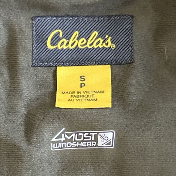 Cabelas Wooltimate WindShear Hooded Pullover Jacket Mens Small Camo Hunting - Picture 4 of 12